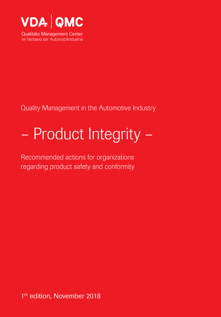 VDA – Product Integrity