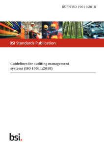 BSI – BS EN ISO 19011: 2018