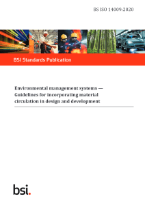 BSI – BS ISO 14009: 2020