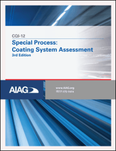 CQI 12-3 Special Process: Coating System Assessment *** GERMAN COPY ***