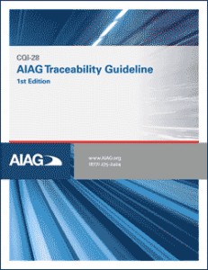 CQI-28 AIAG Traceability Guideline