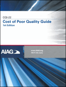 CQI-22 Cost of Poor Quality Guide