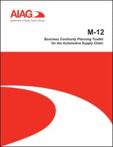 M-12 Business Continuity Planning for the Automotive Supply Chain