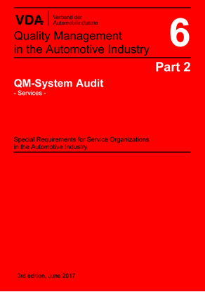 VDA QM-System Audit – Volume 6 Part 2