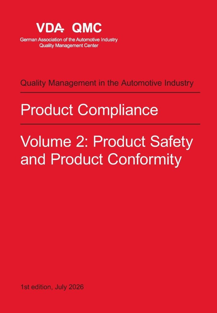 VDA Product Compliance Volume 2 (2026) – Product Safety and Product Conformity