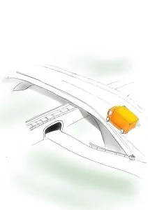 Truck over bridge - blog